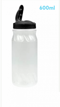 ACUCAREIRO/FARINHEIRO 600 ML TAMPA PRETA - Distribuidora 12 de Outubro