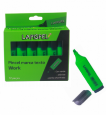 Pincel Marca Texto Verde CAIXA - Distribuidora 12 de Outubro