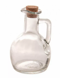 POTE DE VIDRO TAMP DE ROLHA 180ML - Distribuidora 12 de Outubro