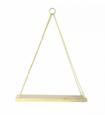 SUPORTE SUSPENSO 30 CM PARA VASOS - MADEIRA - Distribuidora 12 de Outubro