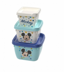 CJ 3 POTES CONECT QD MICKEY BABY - Distribuidora 12 de Outubro