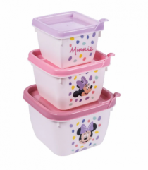 CJ 3 POTES CONECT QD MINNIE BABY - Distribuidora 12 de Outubro