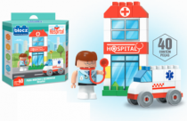 KIT BLOCOS + BONECO MÉDICO - Distribuidora 12 de Outubro