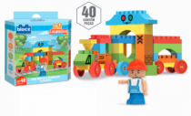 KIT BLOCOS + BONECO MAQUINISTA - Distribuidora 12 de Outubro