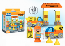 KIT BLOCOS + BONECO CONSTRUTOR - Distribuidora 12 de Outubro