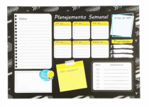 BLOCO PLANNER 29X21CM 55FLS - Distribuidora 12 de Outubro