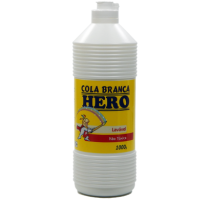 COLA BRANCA HERO 1000G - Distribuidora 12 de Outubro