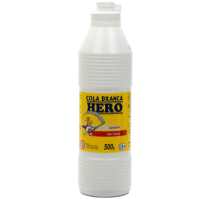 COLA BRANCA HERO 500G - Distribuidora 12 de Outubro