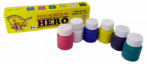 GUACHE TEMPERA HERO 15ML CX C/6 CORES - Distribuidora 12 de Outubro