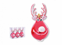 ENFEITE RENA RED SHINE - Distribuidora 12 de Outubro