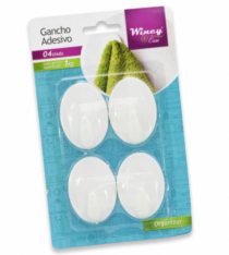 KIT GANCHOS 4PCS 5X4CM - Distribuidora 12 de Outubro