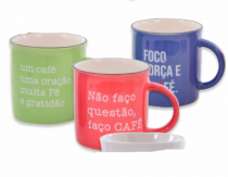 CANECA COFFEE CHARGING 330ML - Distribuidora 12 de Outubro