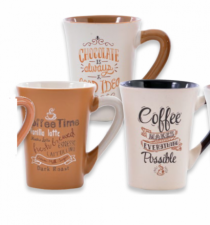 CANECA LOVE COFFEE CERAMICA 90ML - Distribuidora 12 de Outubro