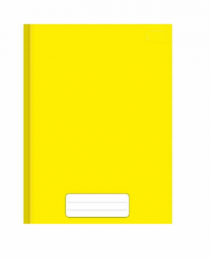 CADERNO BROCHU CD 80 FLS AMARELO PCT C/ 5 - Distribuidora 12 de Outubro