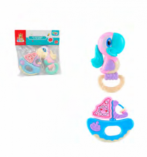 CHOCALHOS PLAY BABY SRT COR 2 PCS - Distribuidora 12 de Outubro