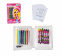 ESTOJO KIT ESCOLAR GLAM GIRLS 18 PCS - Distribuidora 12 de Outubro