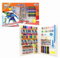 ESTOJO KIT ESCOLAR HERO SQUAD 98 PCS - Distribuidora 12 de Outubro