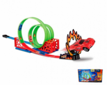 PISTA DE CORRIDA COM DUPLO LOOP 15 PCS - Distribuidora 12 de Outubro