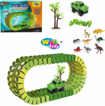 PISTA DE TRILHOS LITTLE DINO SRT MODELO 52 PC - Distribuidora 12 de Outubro