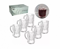 CANECA DIAMOND CLEAR 6 PCS - Distribuidora 12 de Outubro