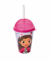 COPO SHAKE CASA MAGICA DA GABBY 280ML - Distribuidora 12 de Outubro