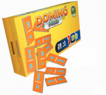 DOMINO ADICAO 28 PCS MDF - Distribuidora 12 de Outubro