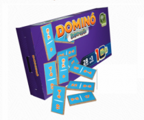 DOMINO DIVISAO 28 PCS MDF - Distribuidora 12 de Outubro