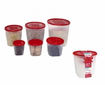 CONJ POTES MANTIMENTOS RED. 6 PCS - Distribuidora 12 de Outubro