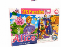 PUZZLE PRINCESA ALICE 100 PECAS - Distribuidora 12 de Outubro