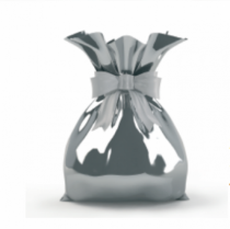 SAC PRATA 30X45 PCT C/50 - Distribuidora 12 de Outubro