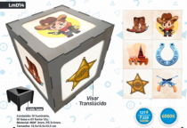 LUMINARIA DE LED SHERIFF MDF - Distribuidora 12 de Outubro