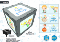 LUMINARIA DE LED DORME UM PRINCIPE MDF - Distribuidora 12 de Outubro