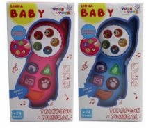 TELEFONE MUSICAL INFANTIL LINHA BABY - Distribuidora 12 de Outubro