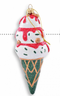 ENFEITE SORVETE ESCARLATE - Distribuidora 12 de Outubro