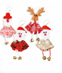 ENFEITE BONECO SAIA LEGS 15X9CM - Distribuidora 12 de Outubro