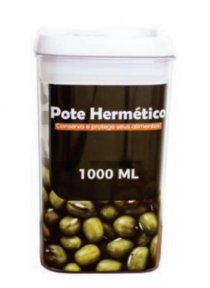 POTE HERMETICO 1000ML - Distribuidora 12 de Outubro