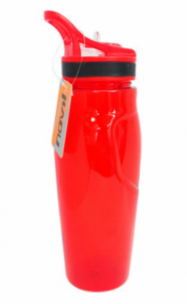 GARRAFA VERMELHA 700ML PLASTICA - Distribuidora 12 de Outubro