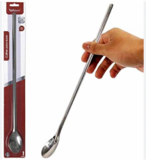 COLHER PARA SUCO INOX 30CM - Distribuidora 12 de Outubro