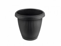 VASO REDONDO 1,4L C PRATO PRETO - Distribuidora 12 de Outubro