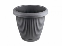 VASO REDONDO 3,2L C PRATO CZ CONCRETO - Distribuidora 12 de Outubro