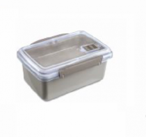 MARMITA 1L CINZA PALHA - Distribuidora 12 de Outubro