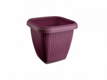 VASO QUADRADO 1,7L C PRATO BORDO - Distribuidora 12 de Outubro