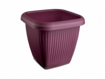 VASO QUADRADO 3,9L C PRATO BORDO - Distribuidora 12 de Outubro