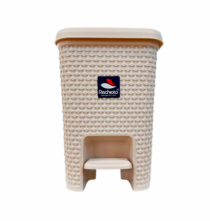 LIXEIRA NATURALLE RETANGULAR RATTAN C/PEDAL 1 - Distribuidora 12 de Outubro