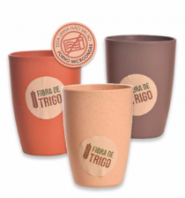 COPO EM FIBRA DE TRIGO 320ML - Distribuidora 12 de Outubro