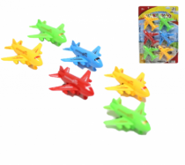 AVIAO DE PLASTICO C/ 6PCS - Distribuidora 12 de Outubro