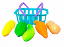 KIT FRUTAS E LEGUMES  DE PLASTICO C/ 06 PCS - Distribuidora 12 de Outubro