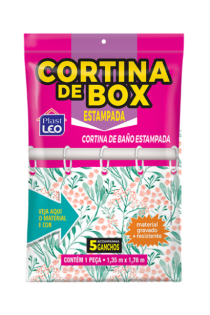 CORTINA DE BOX POLIETILENO ESTAMPADA - Distribuidora 12 de Outubro