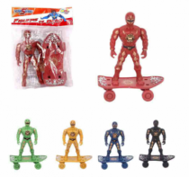 BONECO C/ SKATE SUPER HEROI AVENTUREIRO - Distribuidora 12 de Outubro