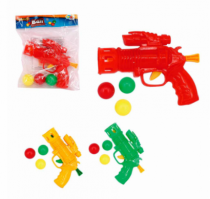 PISTOLA LANCA BOLA MIRA CERTA SRT COR 4 PCS - Distribuidora 12 de Outubro